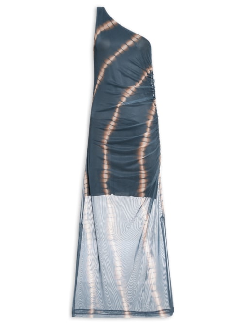 Vestido Ombro Só Estampa Balangan Jasp – Azul