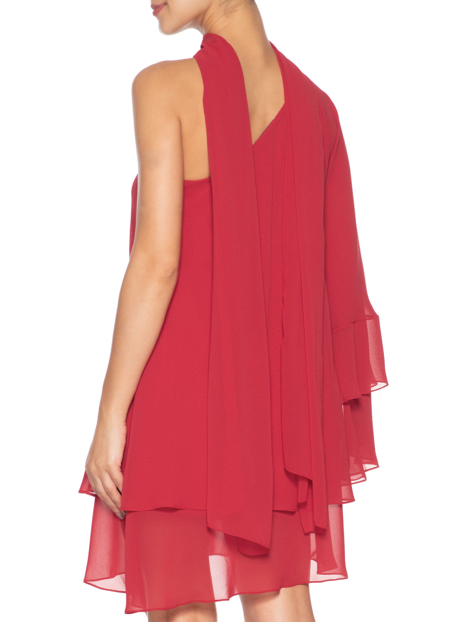 Vestido Ombro Só Faixa Vermelho Dress To