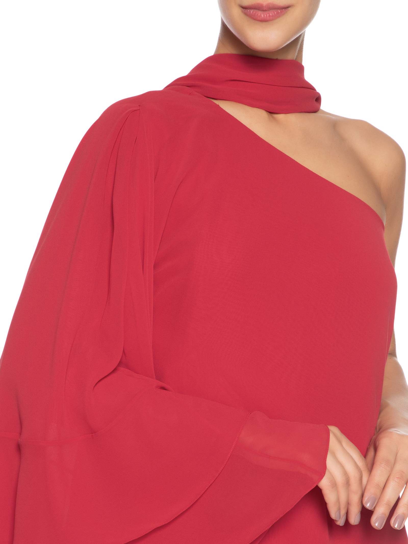 Vestido Ombro Só Faixa Vermelho Dress To