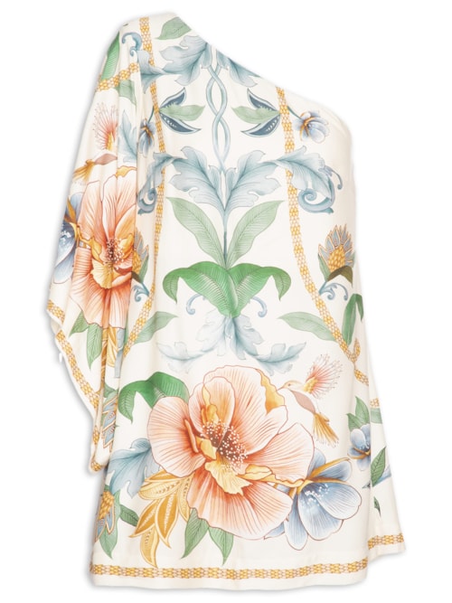 Vestido Ombro Só Jardim Real – Bege