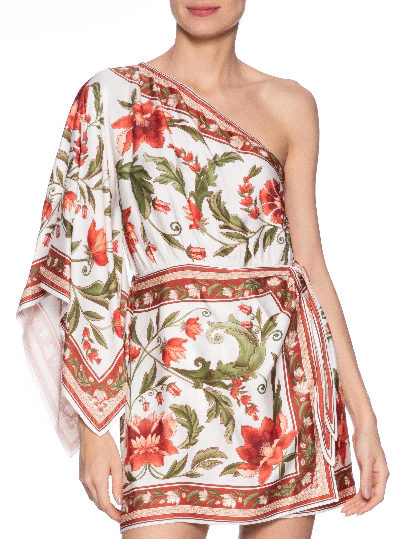 Vestido Ombro Só Natália Off White Farm