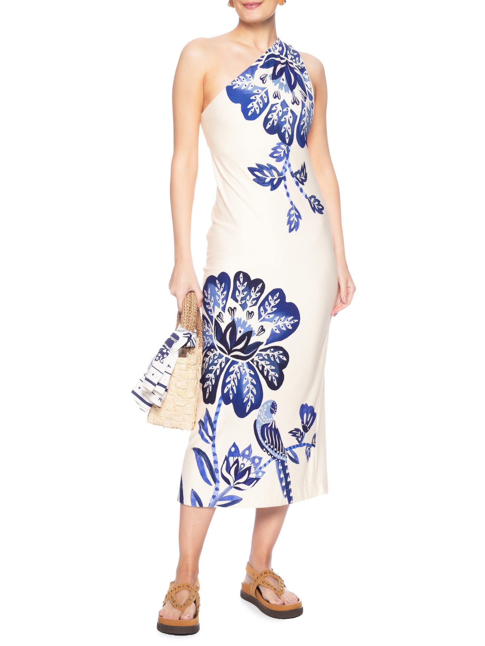 Vestido Ombro Só Paraíso Branco  Farm