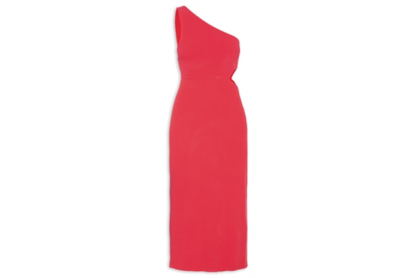 Vestido Ombro Só Recorte - Vermelho