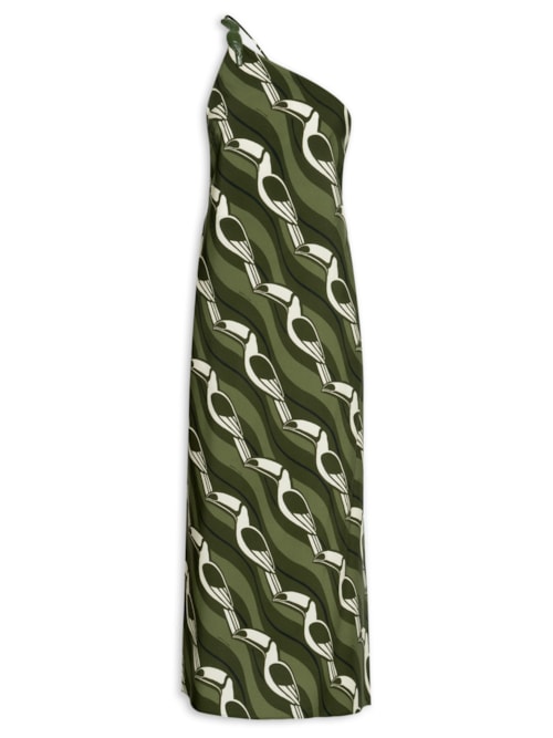 Vestido Ombro Só Tucano Gráfico – Verde