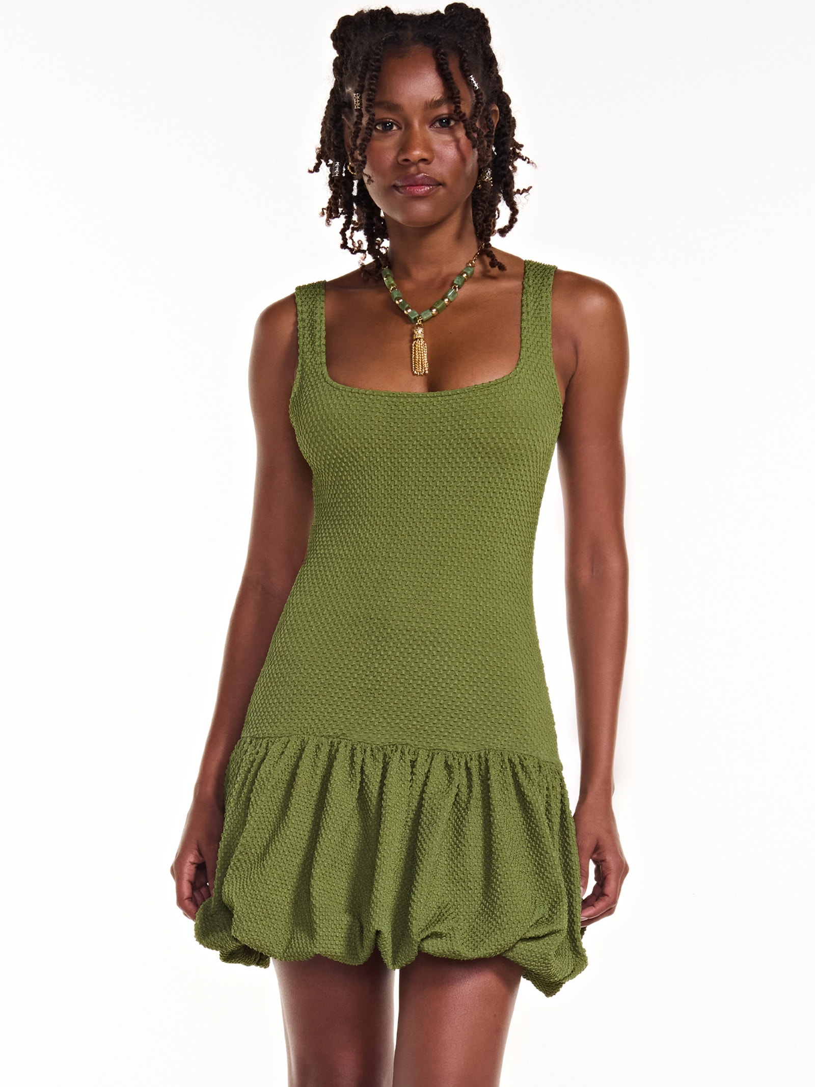 Vestido Onix Verde Triya