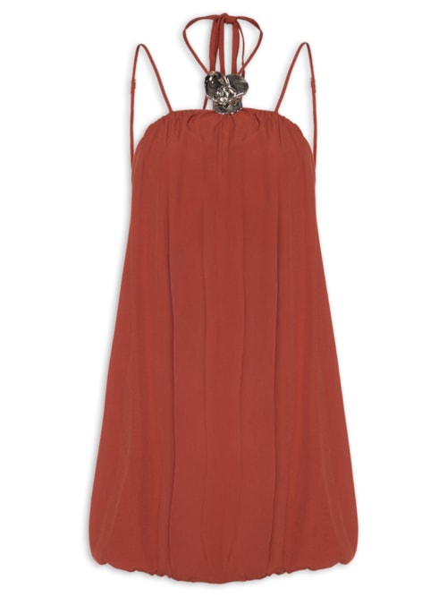 Vestido Open – Marrom