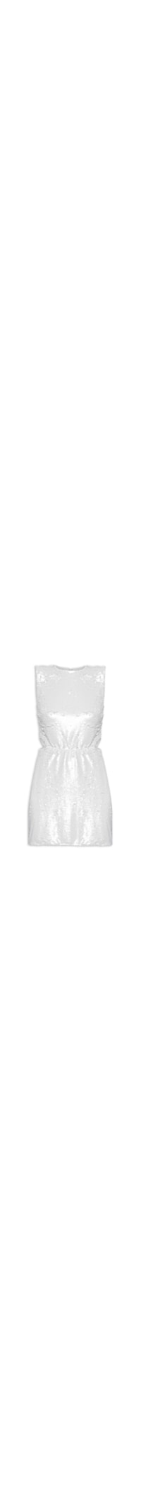 Vestido Paetê - Branco