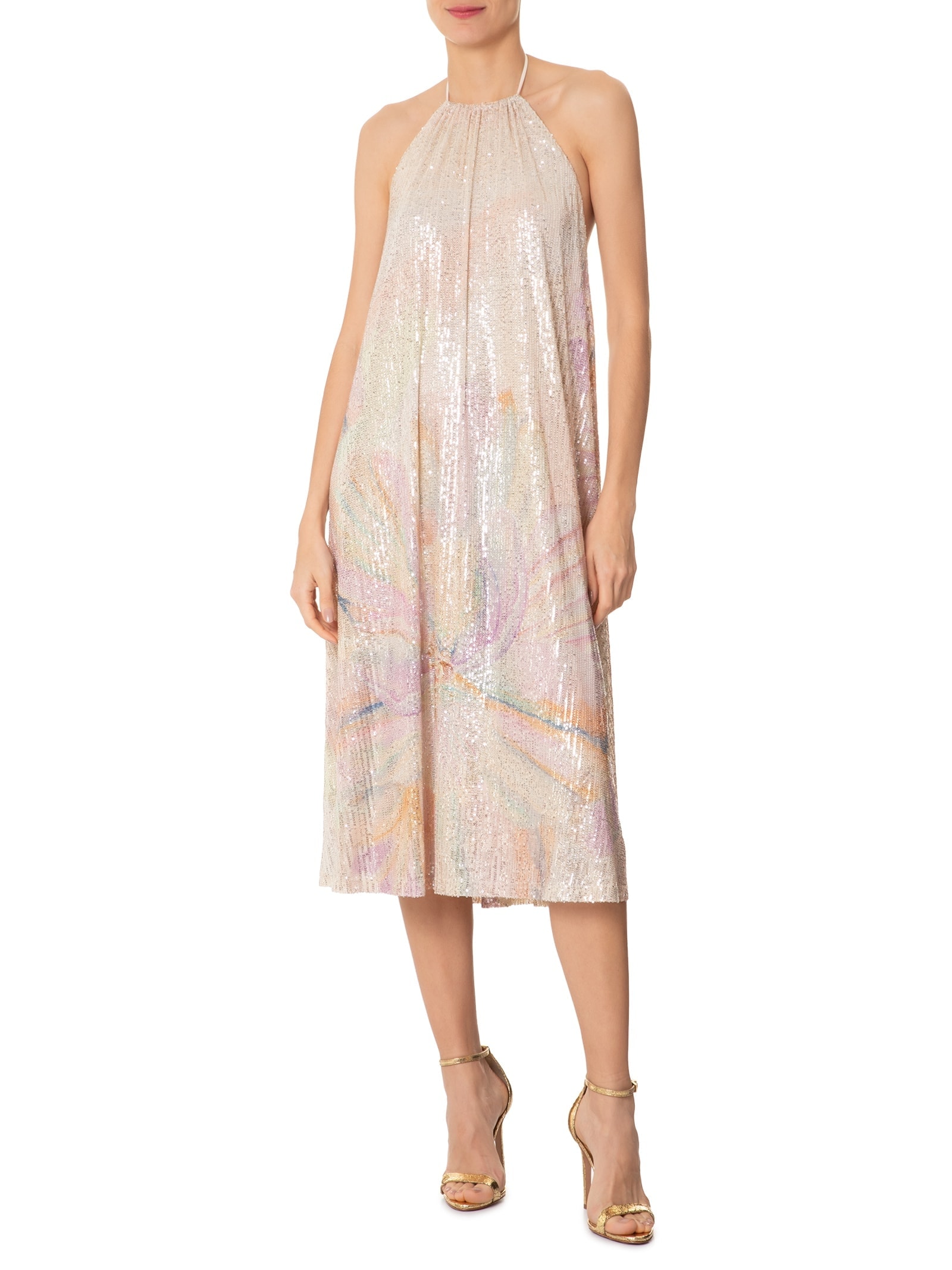 Vestido Paetê Perolado Mar Rosa Farm