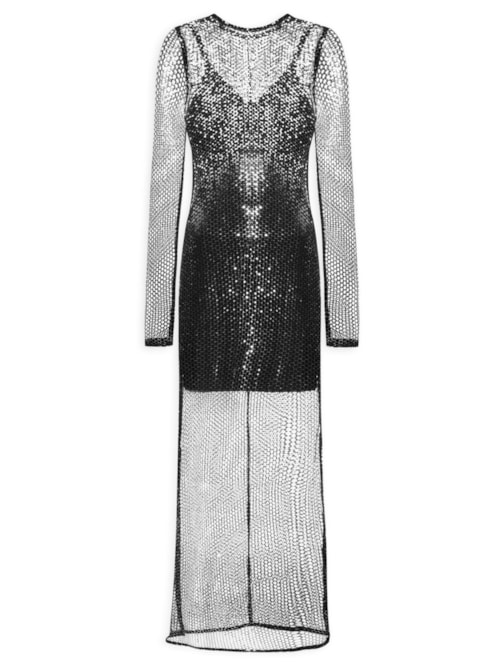 Vestido Paetê – Preto