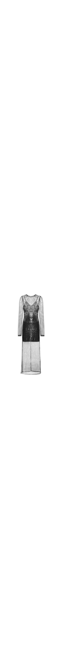 Vestido Paetê - Preto