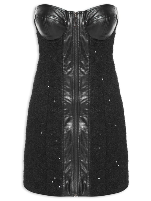 Vestido Paetê – Preto