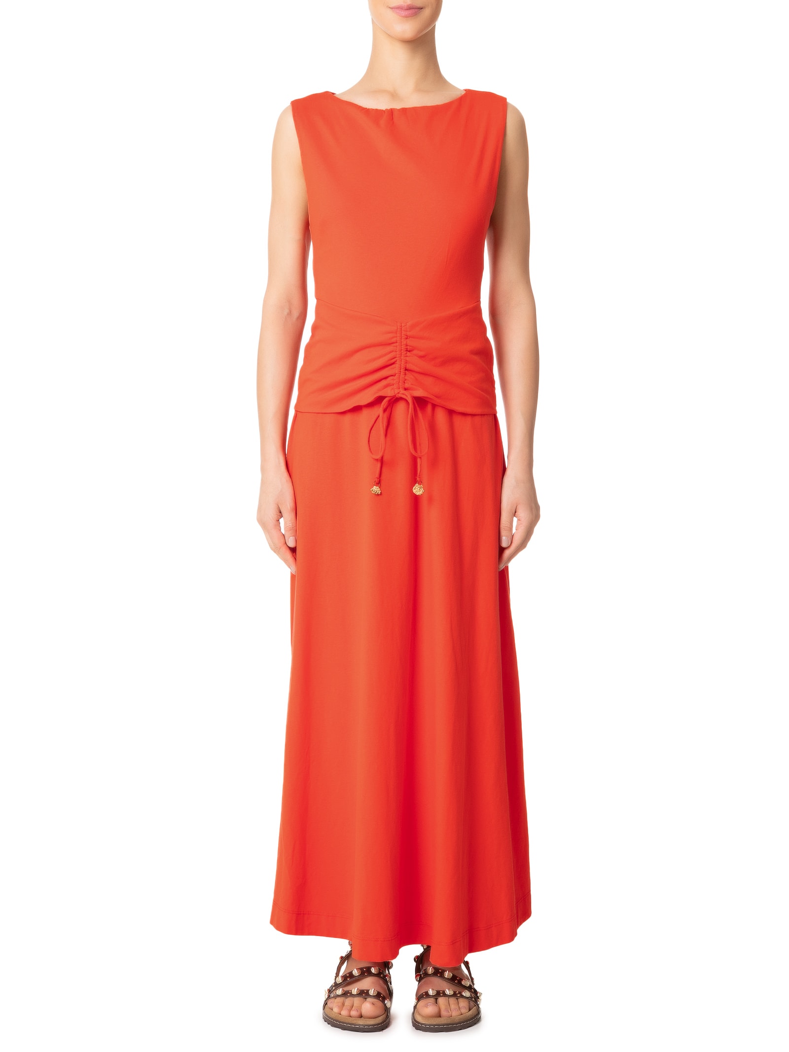 Vestido Pala Franzida Vermelho Dress To