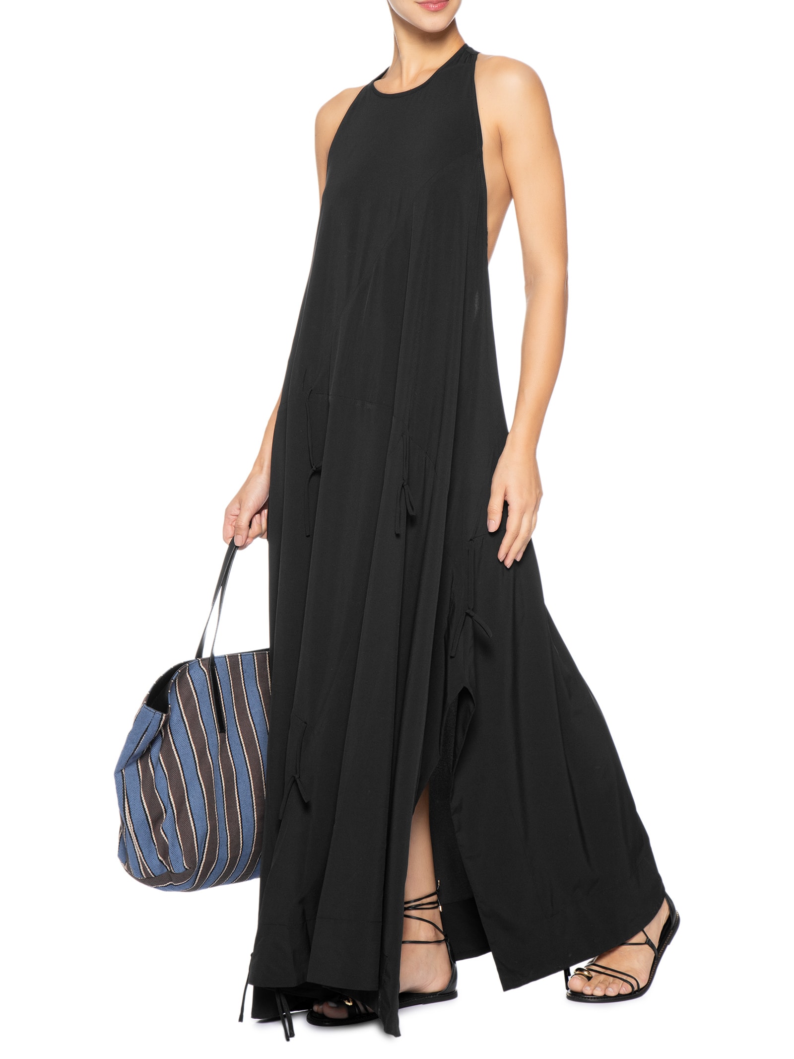 Vestido Paraquedas Superlight Preto Osklen
