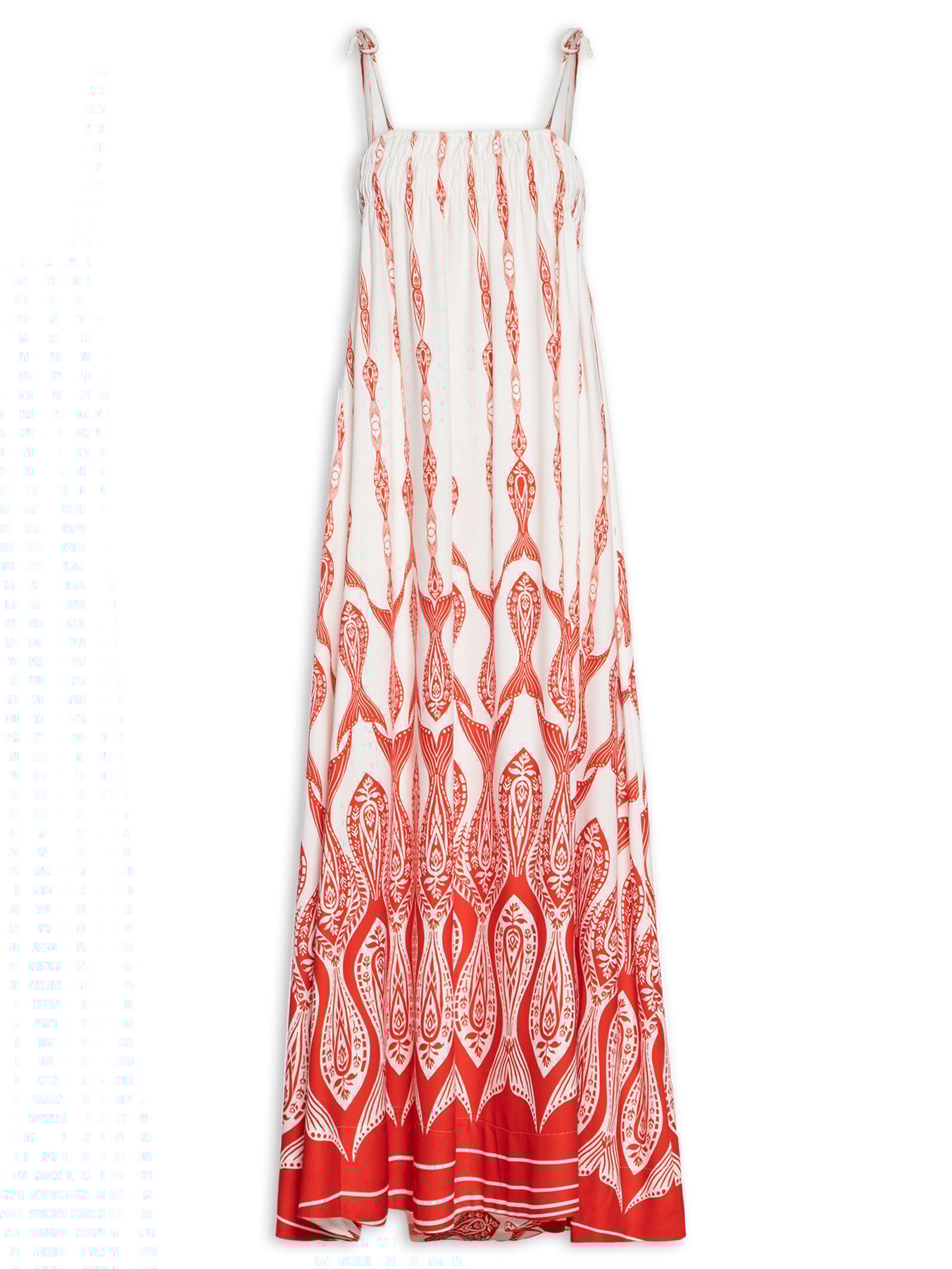 Vestido Peixe Correnteza Branco Farm