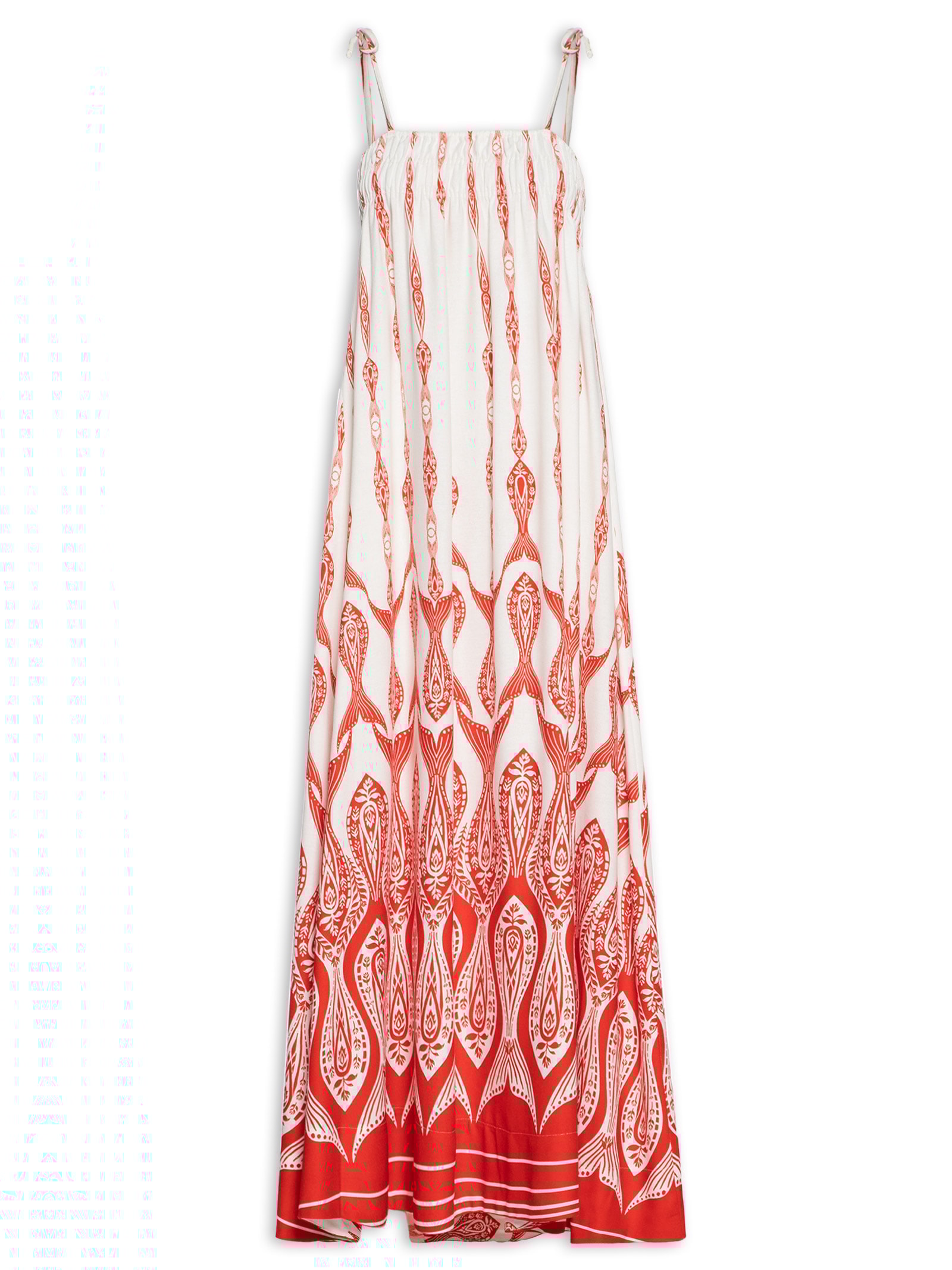 Vestido Peixe Correnteza Branco Farm