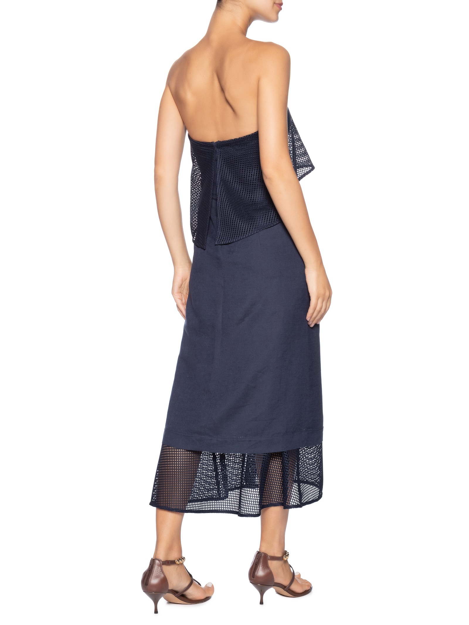 Vestido Pilar Azul Le Lis