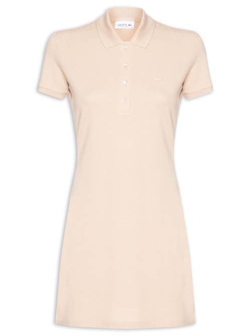 Vestido Piquet - Bege