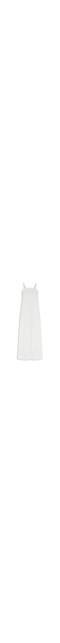 Vestido Pleat Midi - Off White