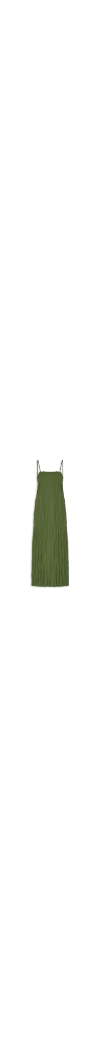 Vestido Pleat Midi - Verde
