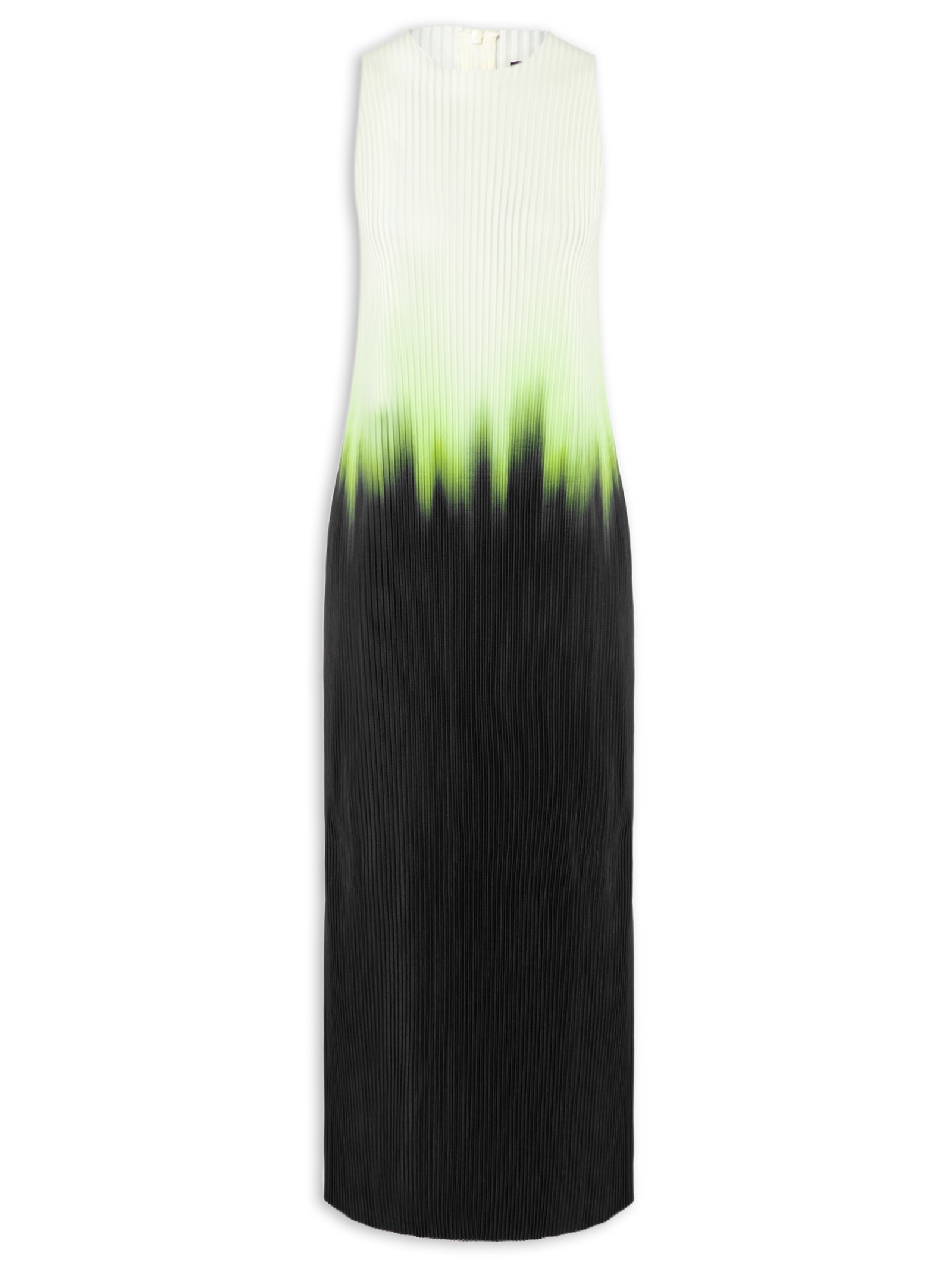 Vestido Plisse Blurred Neon Preto Osklen