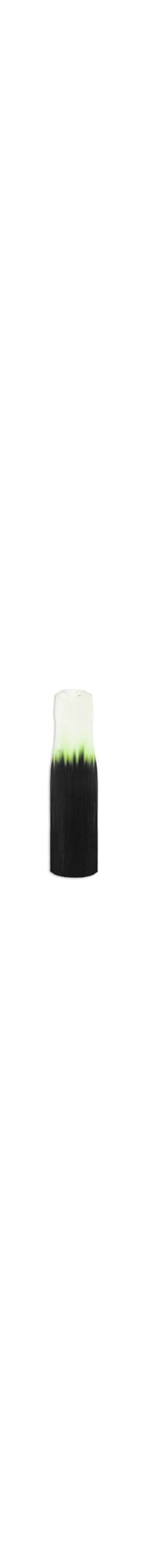 Vestido Plisse Blurred Neon - Preto