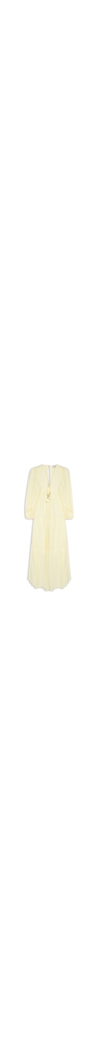 Vestido Poá Lurex - Amarelo