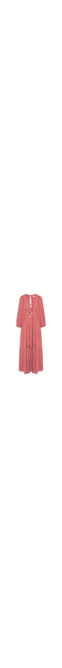 Vestido Poá Lurex - Rosa