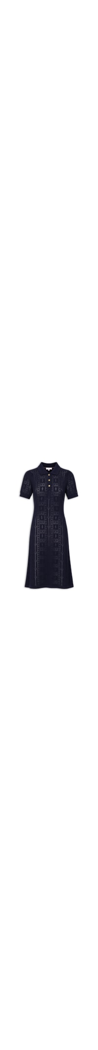 Vestido Pointelle Flag S/S SWT - Azul