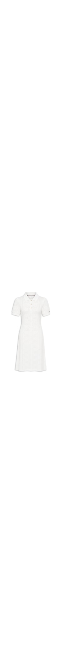 Vestido Pointelle Flag S/S SWT - Bege