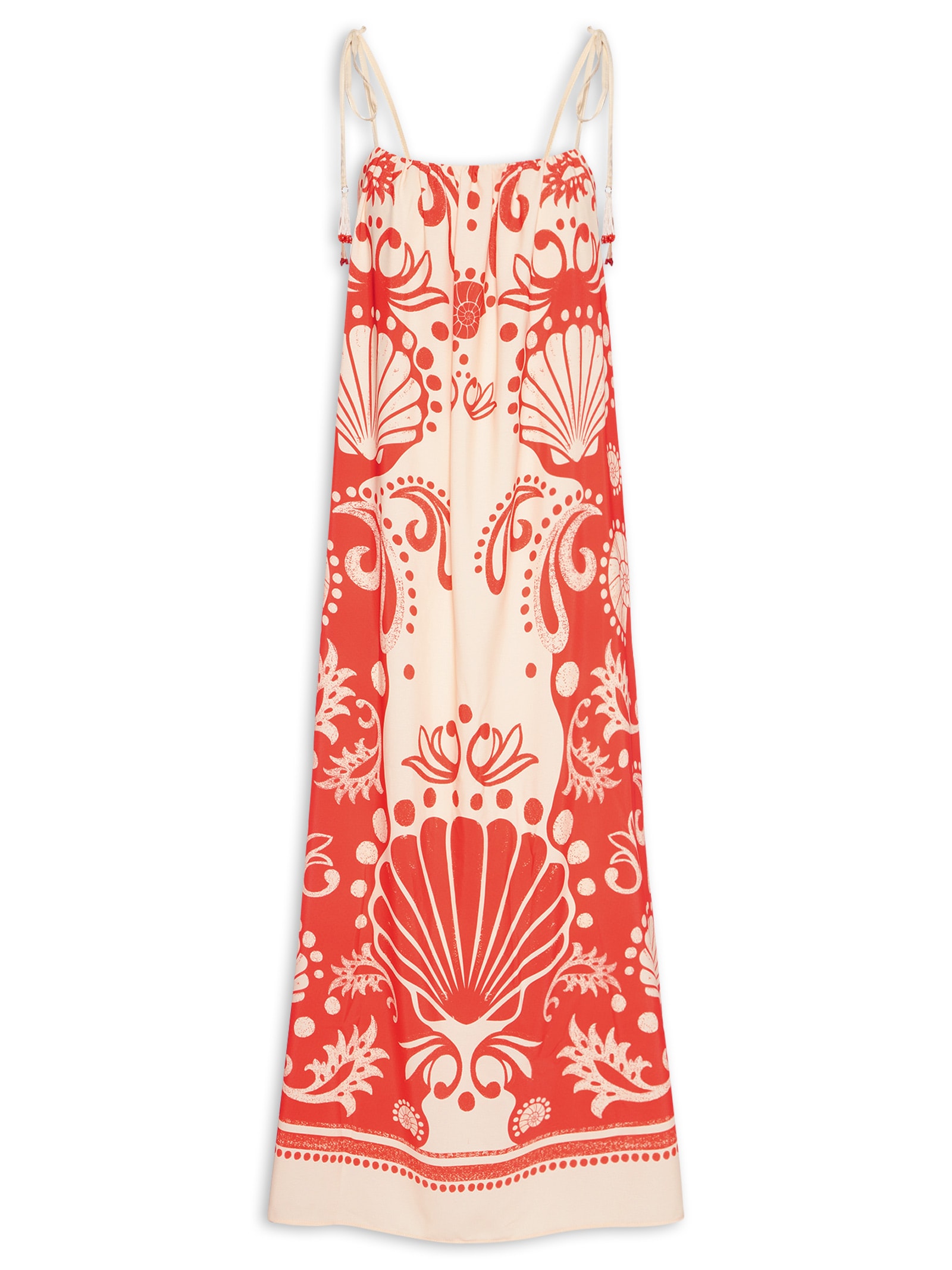 Vestido Poly Marocain Vermelho Lez A Lez