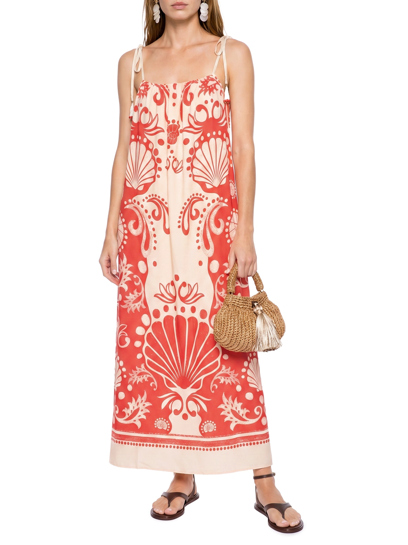 Vestido Poly Marocain Vermelho Lez A Lez