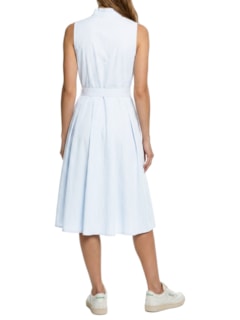 Vestido Poplin Frill - Azul by TOMMY HILFIGER