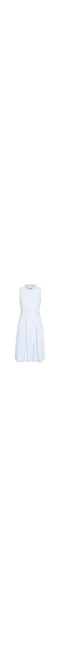 Vestido Poplin Frill - Azul