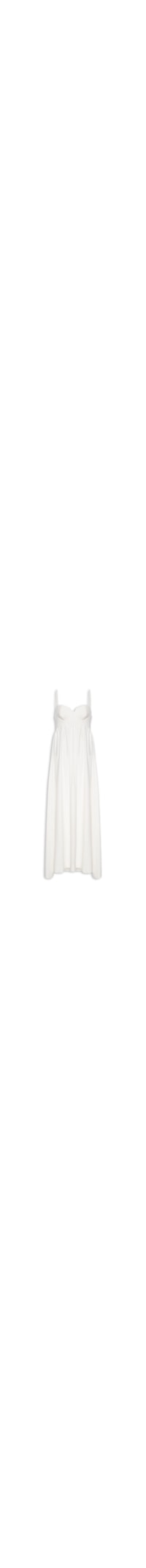 Vestido Pregas Longo - Off White