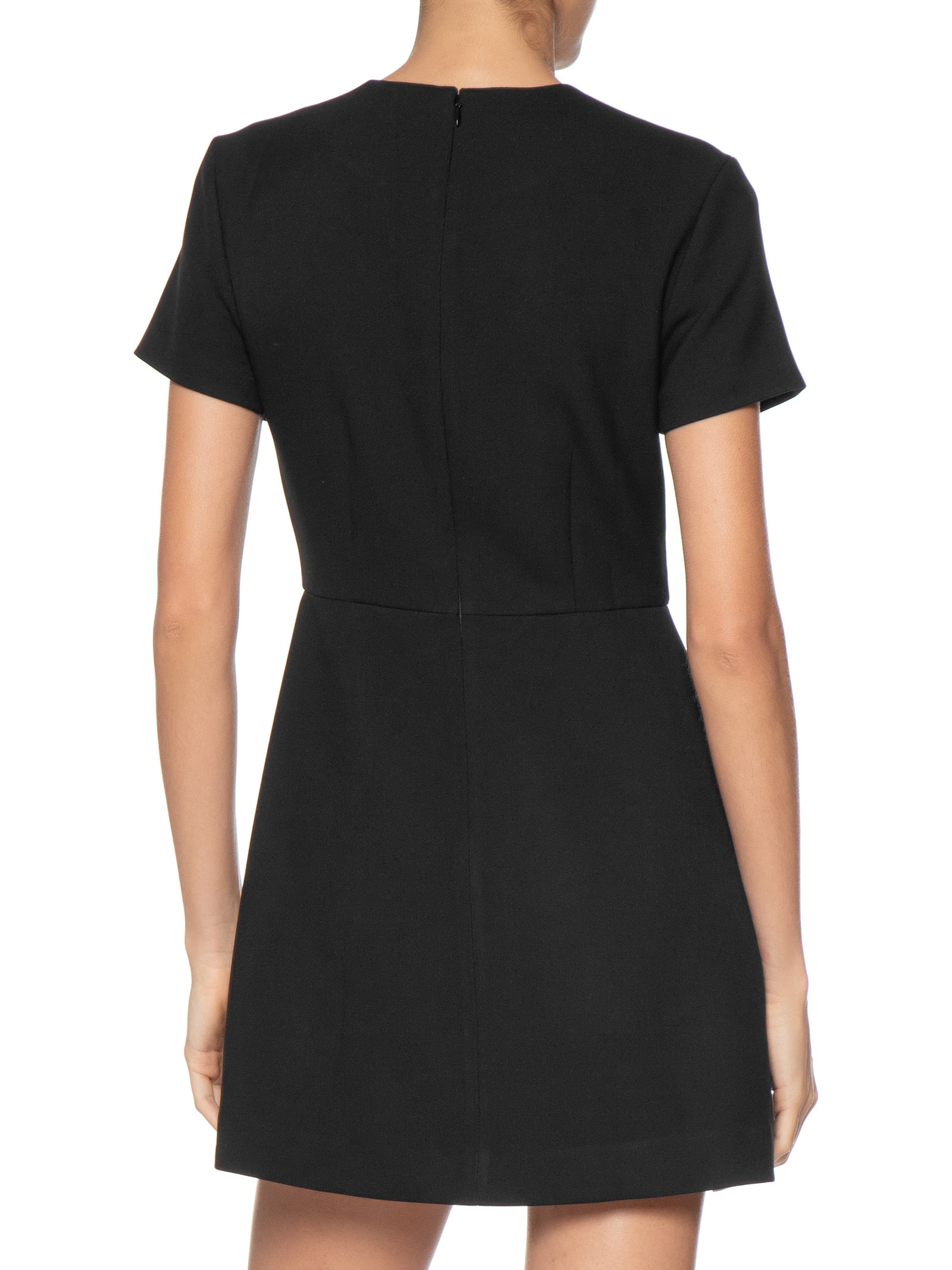 Vestido Punto Mini Preto Tommy Hilfiger