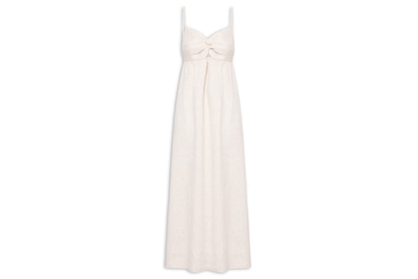 Vestido Puro Linho Natural - Off White