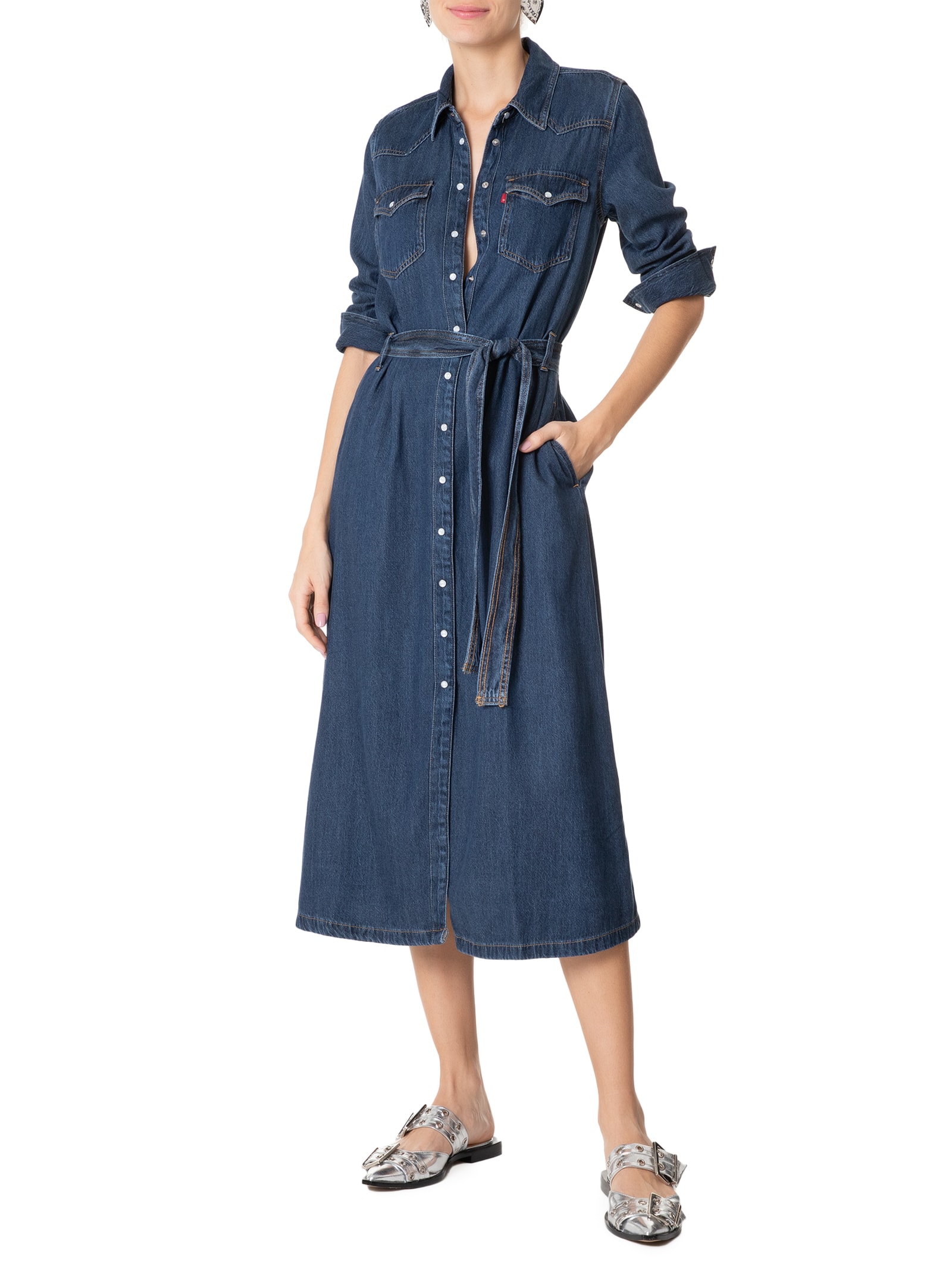 Vestido Quinney Denim Azul Levi's