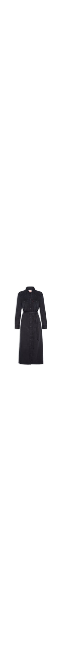 Vestido Quinney Denim Dress - Preto