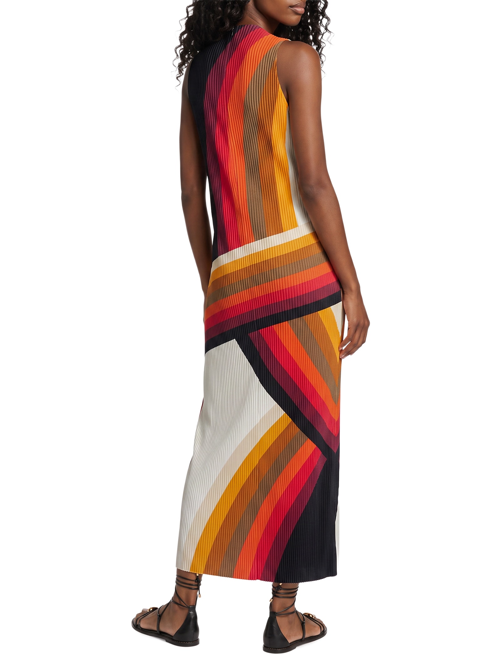 Vestido Raglan Plisse Onda Branco Osklen
