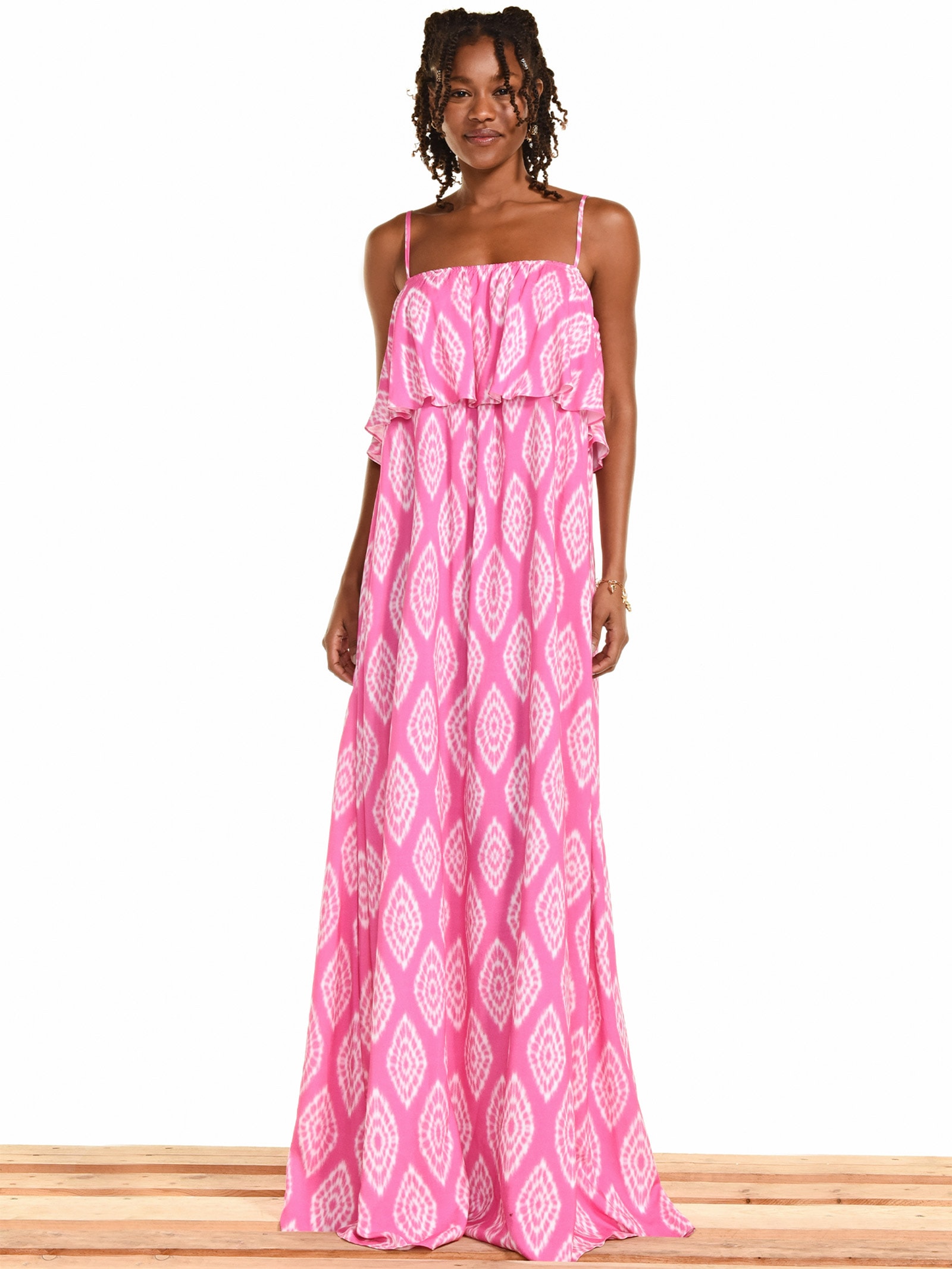 Vestido Raissa Rosa Triya