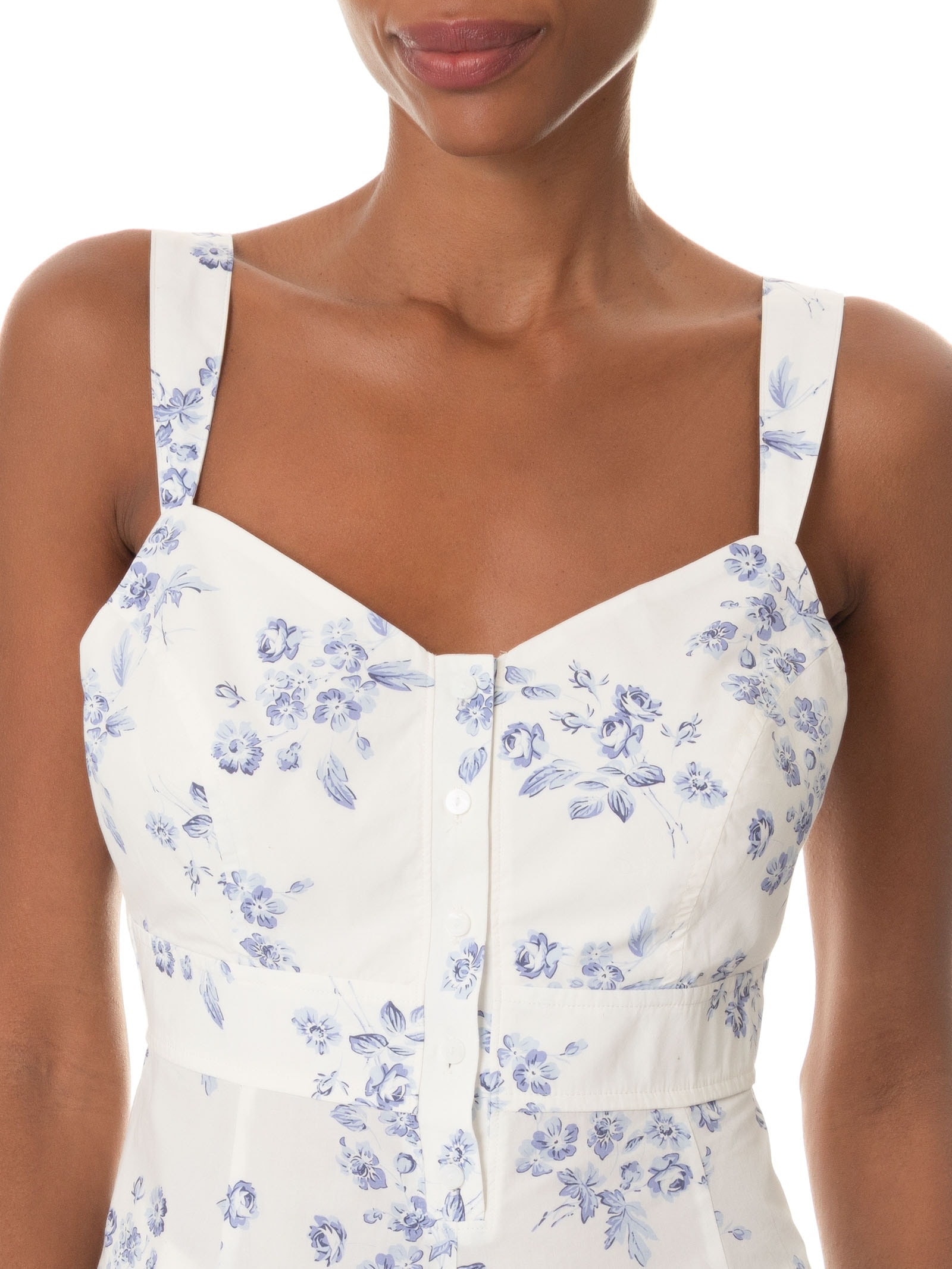 Vestido Ravina Sl Midi Dress Branco Levi's