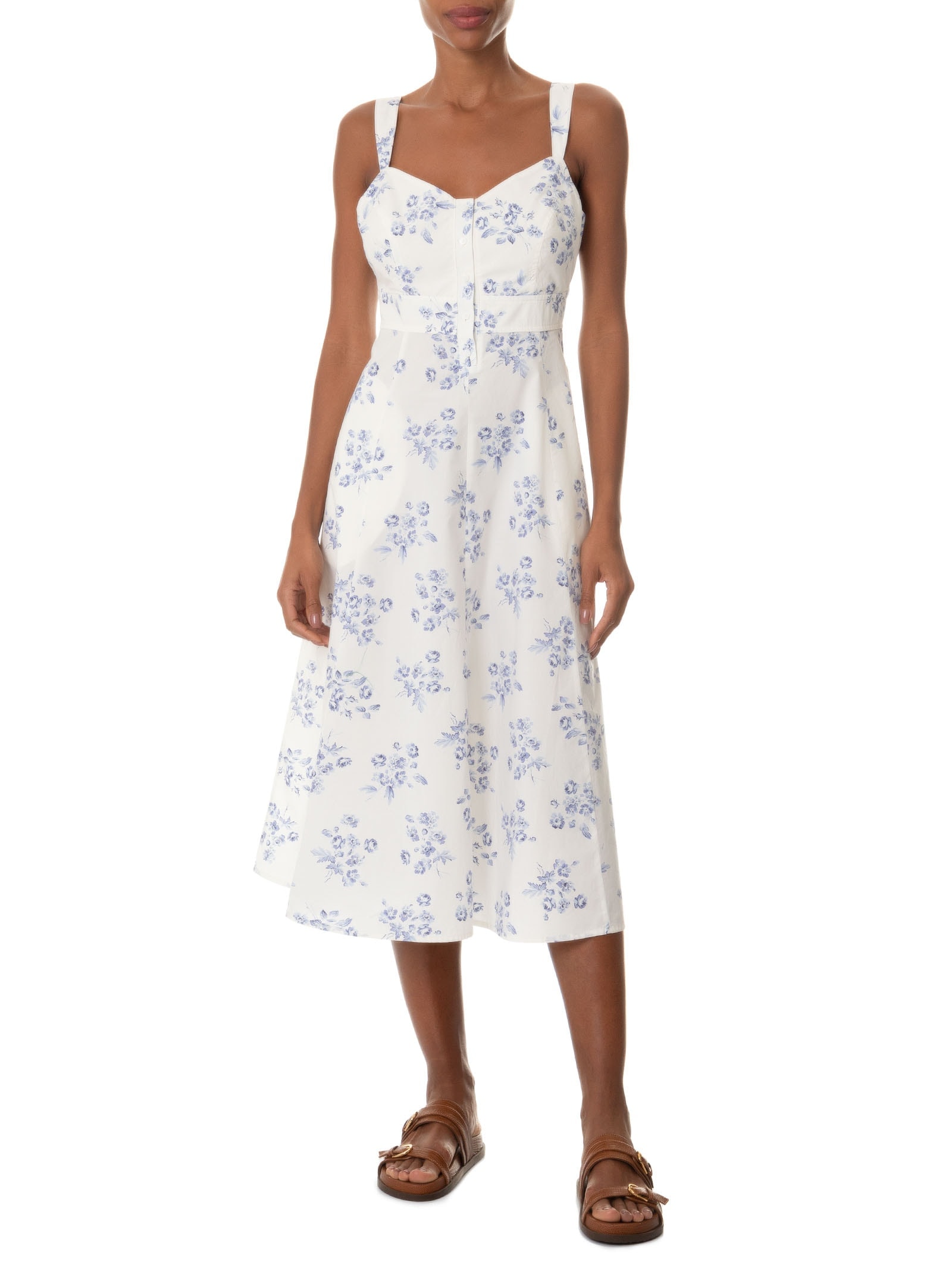 Vestido Ravina Sl Midi Dress Branco Levi's