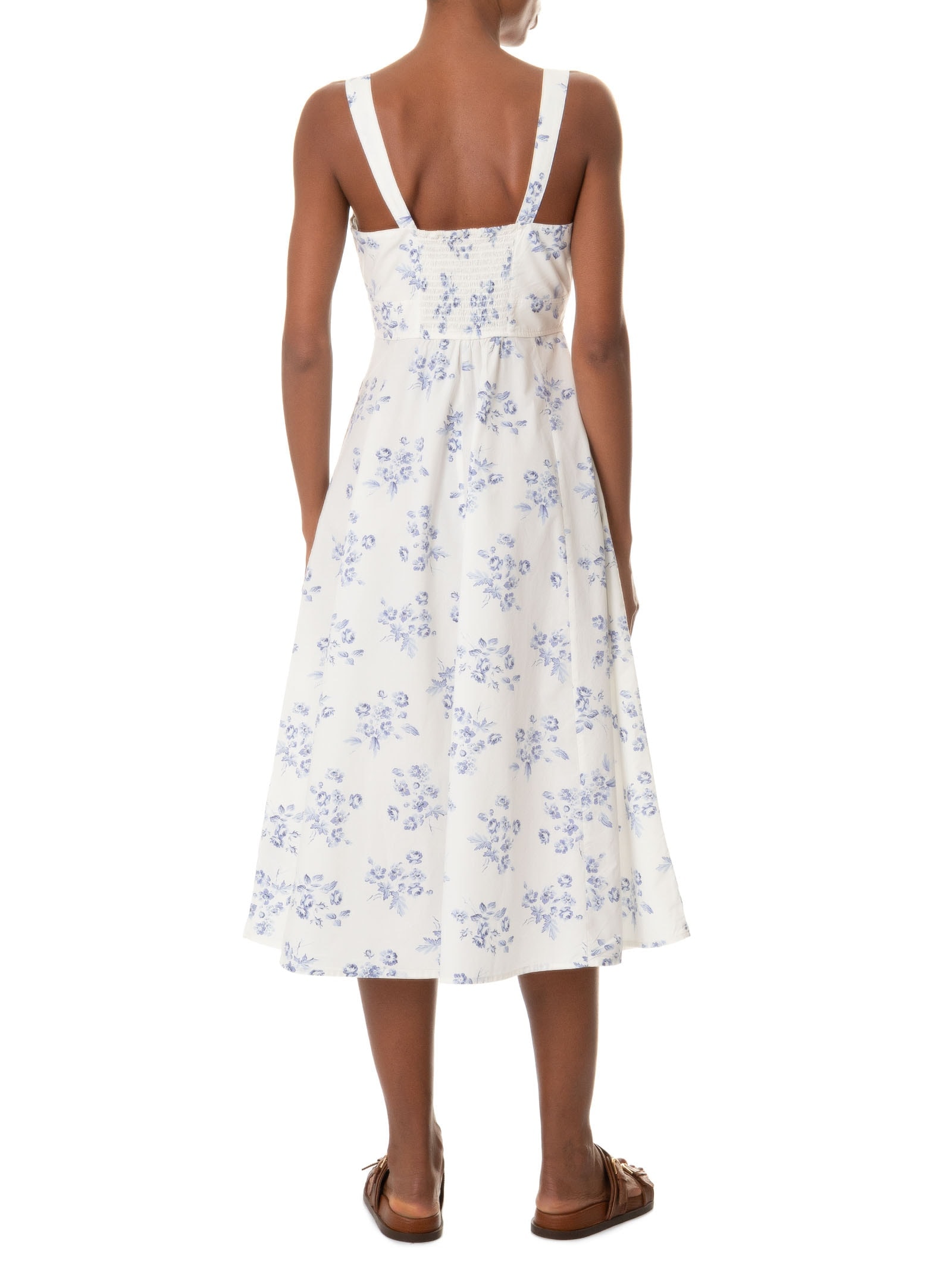 Vestido Ravina Sl Midi Dress Branco Levi's