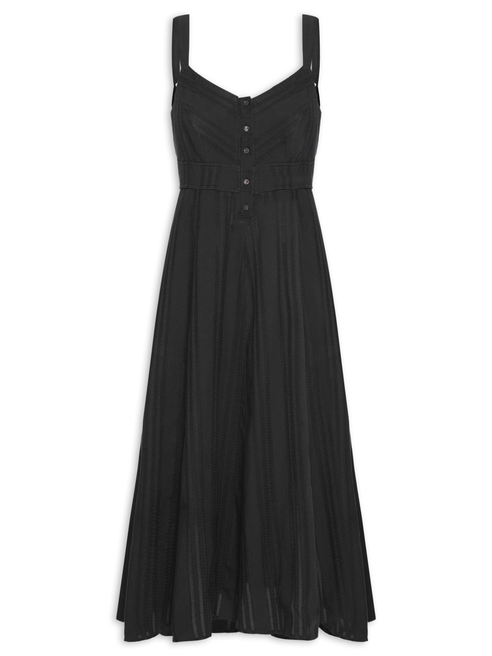 Vestido Ravina Sl Midi Dress Preto Levi's