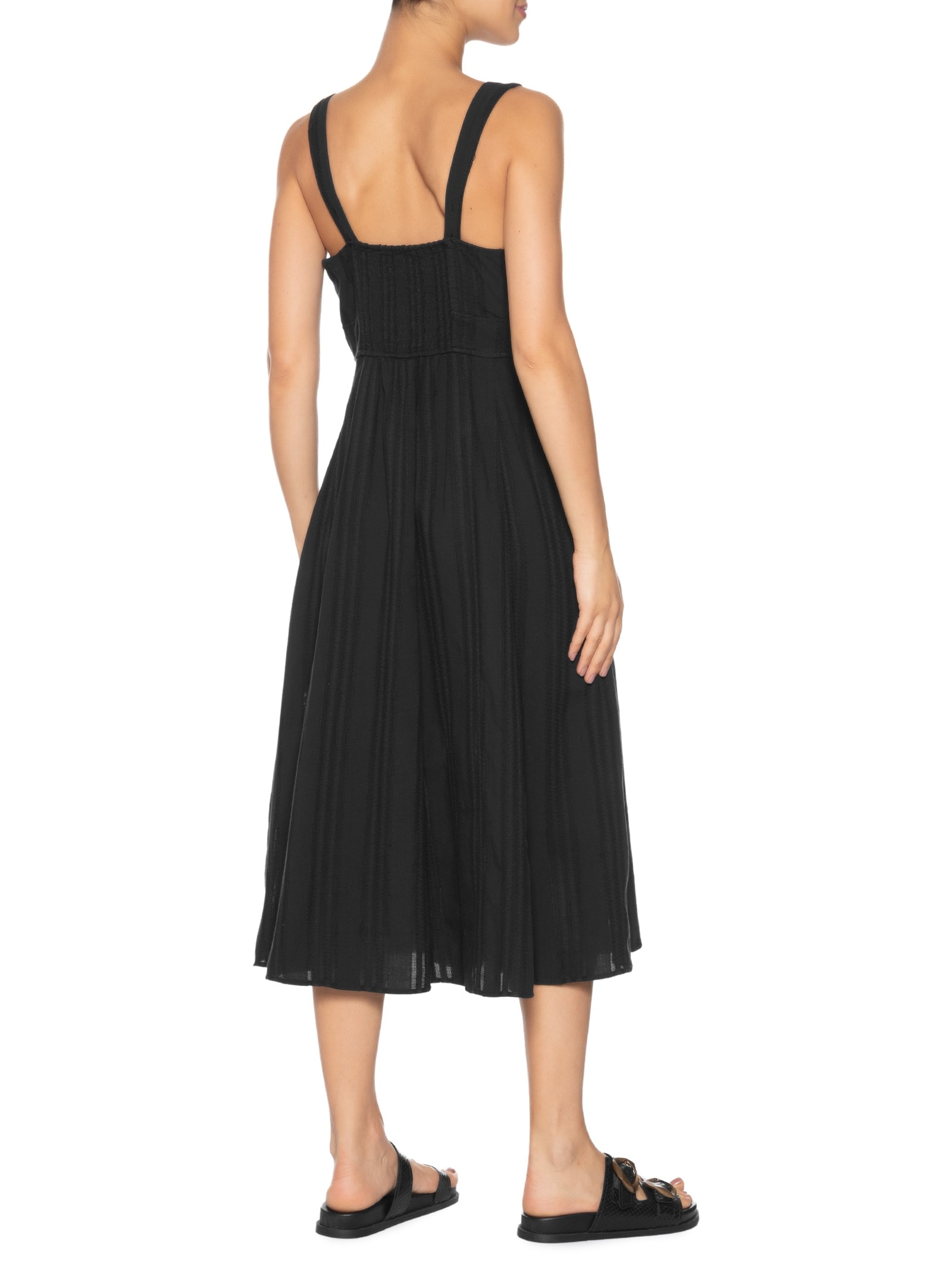 Vestido Ravina Sl Midi Dress Preto Levi's