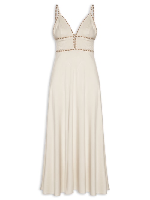 Vestido Rayon Genebra – Bege