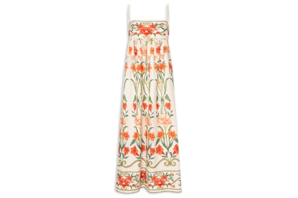 Vestido Recanto De Flor - Laranja