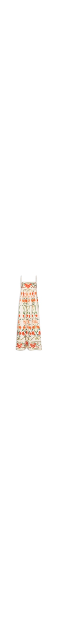 Vestido Recanto De Flor - Laranja