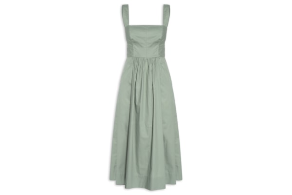 Vestido Recorte Busto - Verde