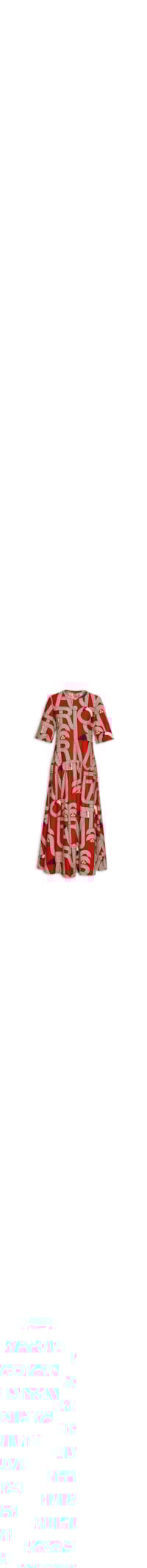 Vestido Recorte Logotuca - Vermelho